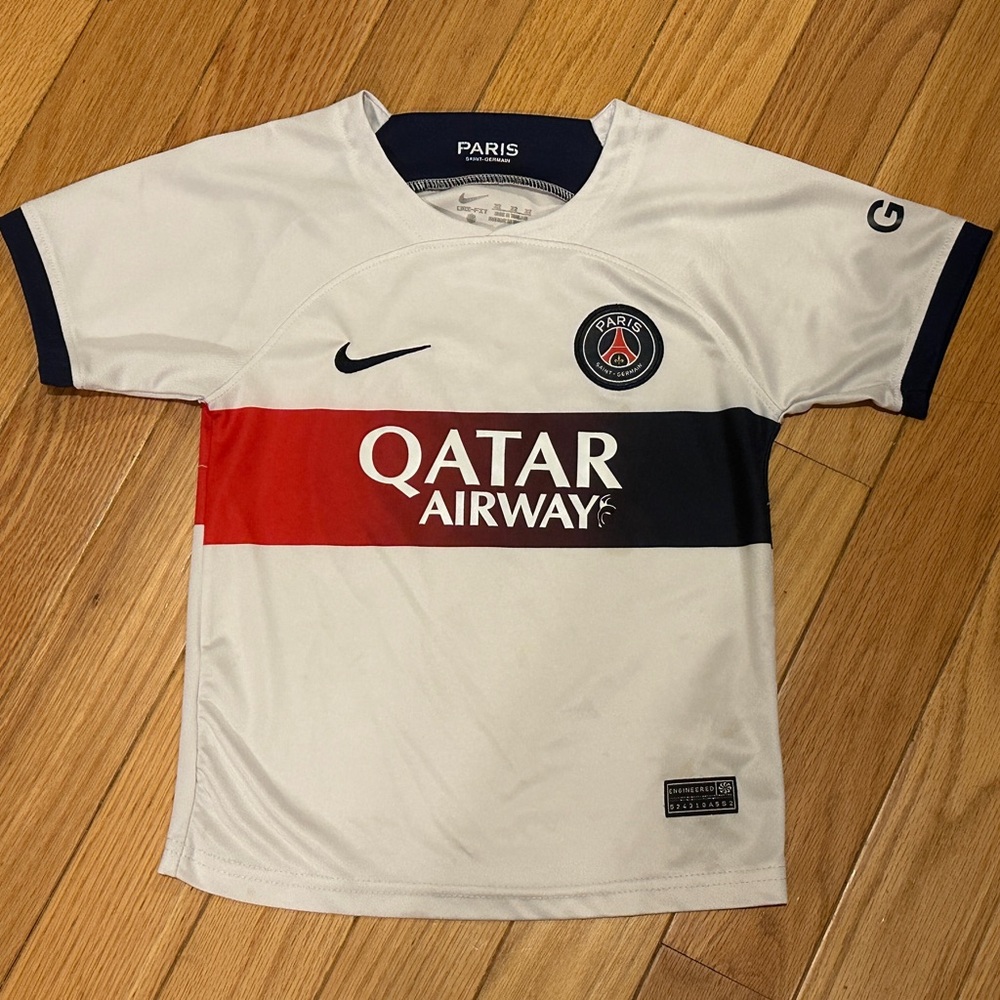 Mbappe soccer shirt